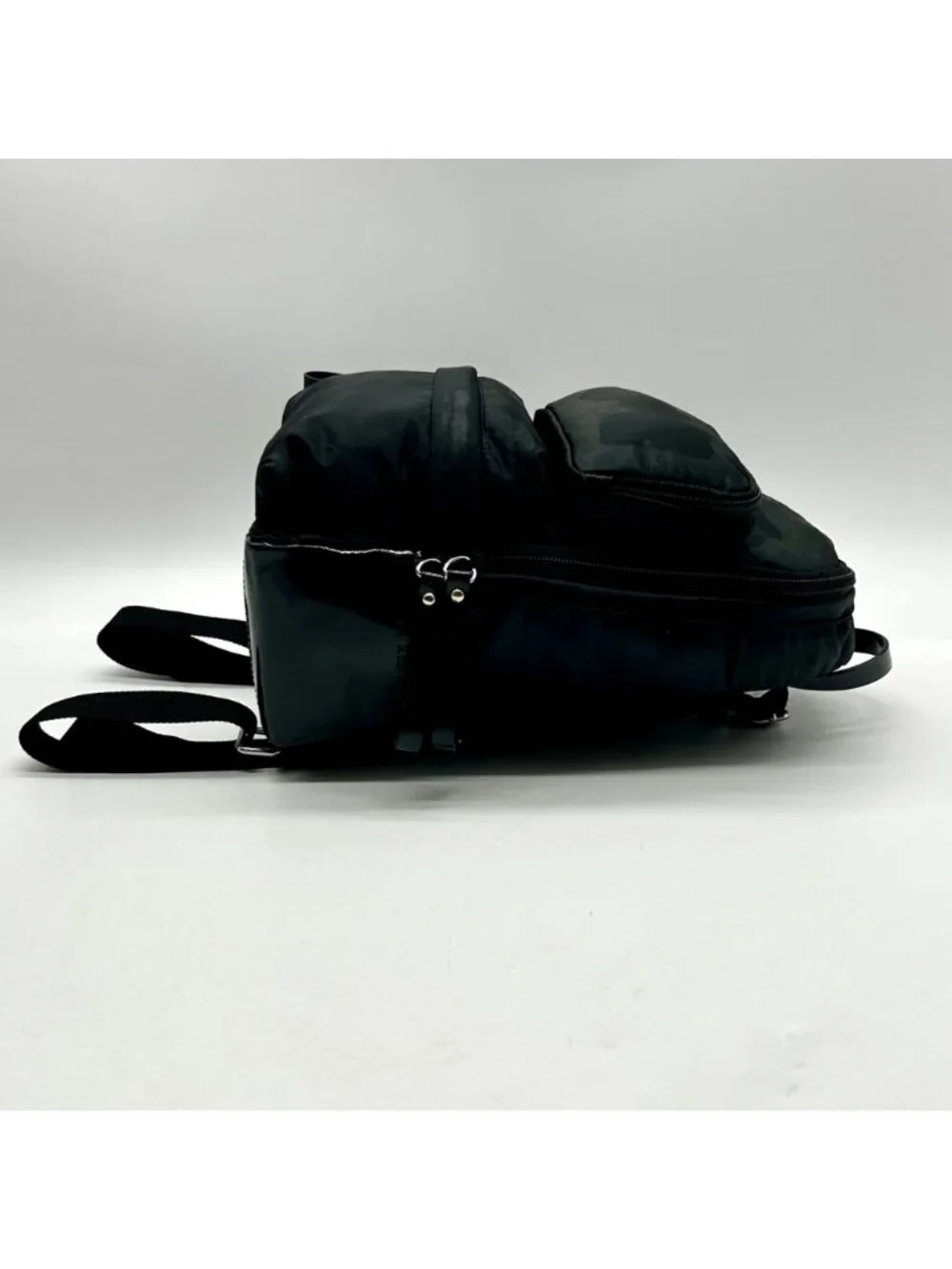 Furla Black Nylon Mini Backpack